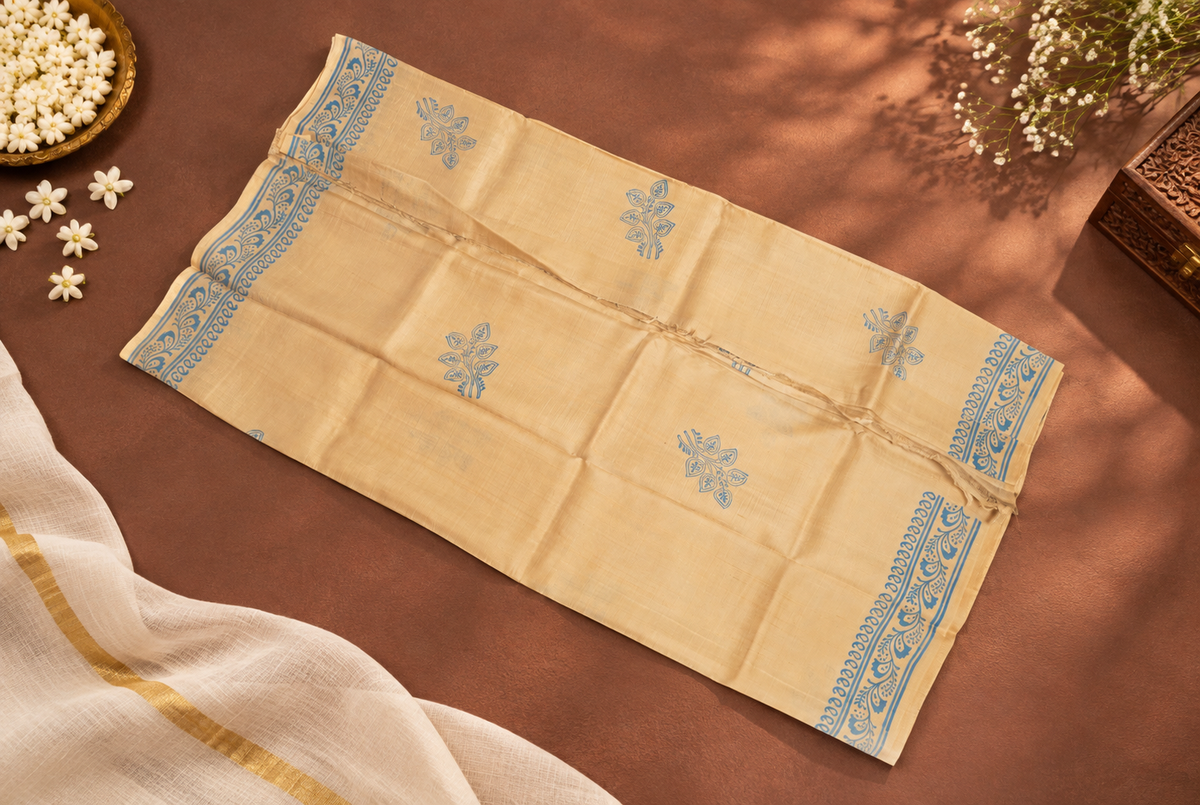 Royal Tussar Silk Blooms