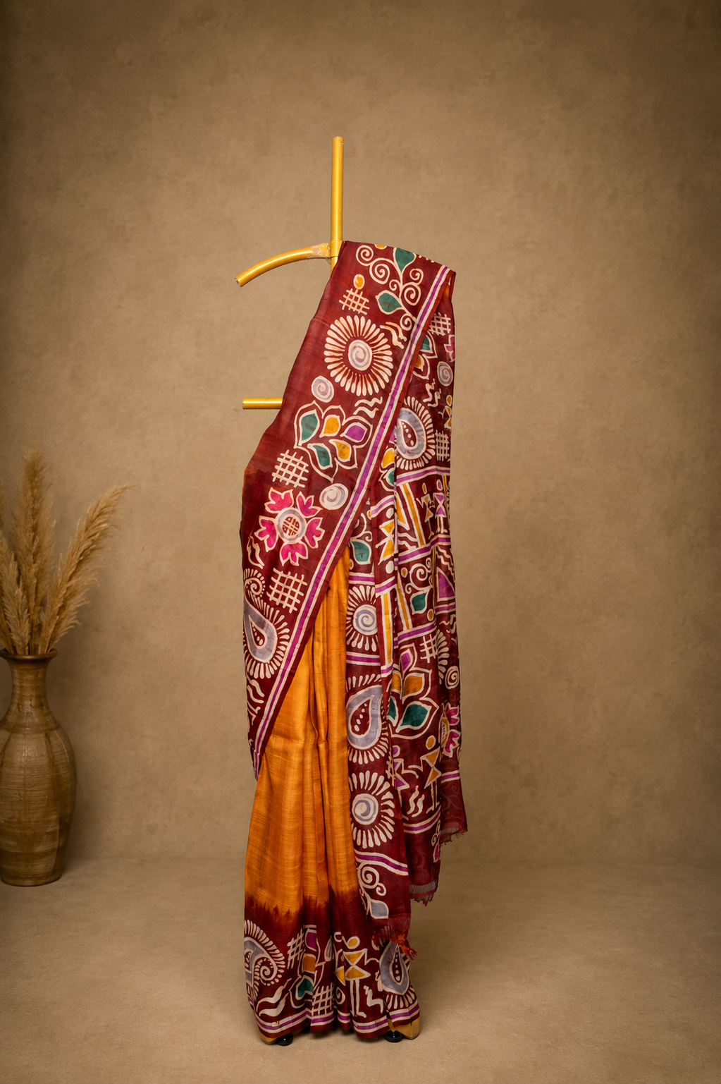 Rangrez Heritage Batik Silk Saree